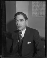 James L. O'Keefe, defendant in murder trial, Los Angeles, 1932