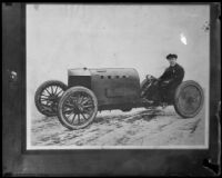 Barney Oldfield champion auto racer, Los Angeles, 1910s