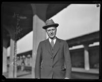 U.S. Chamber of Commerce president John W. O'Leary, Los Angeles, 1925