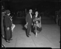 Mrs. Howard Verbeck attends grand opening of the opera season, Los Angeles, 1926