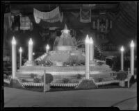 Los Angeles County display at the National Orange Show, San Bernardino, 1933