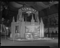 Sunkist display at the National Orange Show, San Bernardino, 1935
