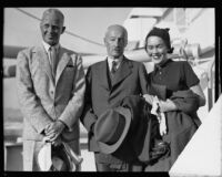 John Farrow, Charles J. O' Sullivan, Maureen O'Sullivan, Los Angeles, 1934