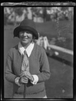 dsi Golfer Leona E. Pressler, first wife of Harry Pressler, Los Angeles, between 1924-1931