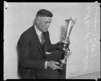 Bill Ranft, handball player, Los Angeles, [between 1920-1936?]