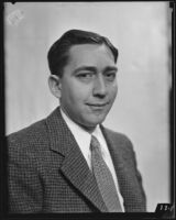 Bob Ray, sports editor for the Los Angeles Times, Los Angeles, 1934