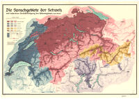 Die Sprachgebiete der Schweiz