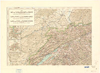 Post und Telegraphen Karte der Schweiz herausgegeben von der Generaldirektion der Post und Telegraphenverwaltung