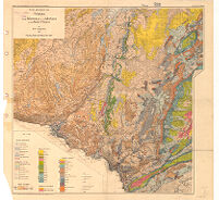 Carte Géologique des Préalpes entre Montreux et le Moléson et du Mont Pélerin