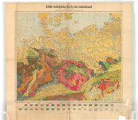 Kleine Geologische Karte von Deutschland