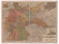 Dietrich Reimer's Handkarte Das Neue Deutschland