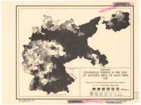 Germany Coniferous Forests in Per Cent of Wooded Area of Each Kreis, 1927
