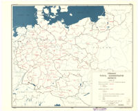 Germany Postal Administrative Districts. March, 1943
