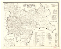Greater Germany, Kreis boundaries, July 1, 1944