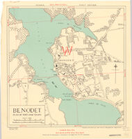 Benodet Plan of Port and Town