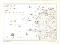 Carte Particuliere des Environs de Calais, Boulogne, Ambleteuse, Guine, et Coste d'Angleterre.