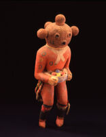 Kachina figure, Tihu of Kooyemsi Katsina (Choral singer and drummer) (X68-158)