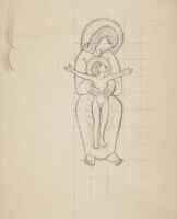 Madonna and Child with arms outstretched