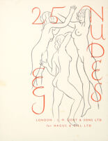 25 Nudes (proof engraving of cover)