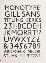 Monotype Gill Sans Alphabets