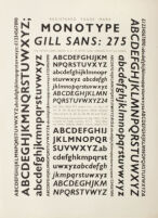 Monotype Gill Sans Bold