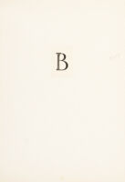 Initial letter B with column