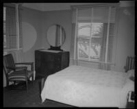 Windemere Hotel hotel room, Santa Monica, 1955