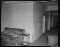 Hallway in Windemere Hotel, Santa Monica, 1955
