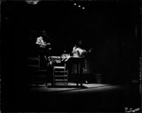 "Rigoletto" production, Barnum Hall (?), Santa Monica, 1956