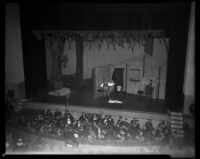 "Hansel and Gretel" production with June Moss and one other performer, Barnum Hall, Santa Monica, 1957-1959