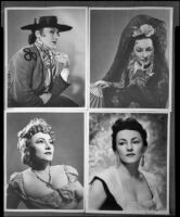 Composite of four portraits of Teresa Kirbe, Los Angeles