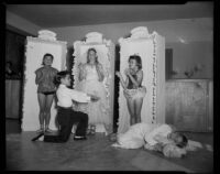 Karinova Ballet students performing in costume, Santa Monica, 1958