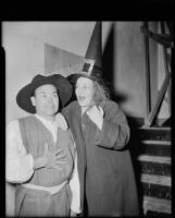 "Hansel and Gretel" cast member Teresa Kirbe and fellow performer, Barnum Hall, Santa Monica, 1957-1959