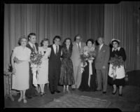Cast of "O.K. By Me" directed by Louise Glaum, Los Angeles, 1952