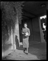 Miriam Braun, at UCLA, Los Angeles, 1949