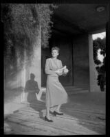Miriam Braun, at UCLA, Los Angeles, 1949