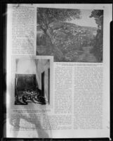 Page of Article "A Californian in the Holy Land", circa 1929
