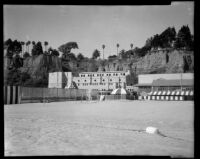 View towards the Sorrento Beach Club and the Jonathan Beach Club, Santa Monica, 1952