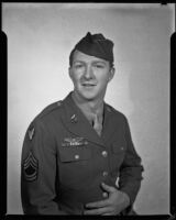Kermit Kerruish in uniform, Santa Monica, 1944