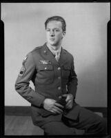 Kermit Kerruish in uniform, Santa Monica, 1944