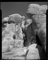 Rock formations at Deadman's Point, Apple Valley vicinity, 1949