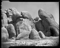 Rock formations at Deadman's Point, Apple Valley vicinity, 1949