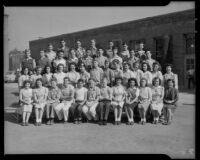 School Safety Club of John Burroughs Junior High School, Los Angeles, 1944