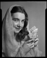 Marjorie Duggan with Turkish Card Case, Santa Monica, 1943
