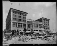 Sunbathers at Casa Del Mar Club, Santa Monica, 1950