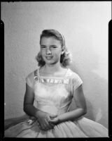Portrait of a young girl, Santa Monica, 1957