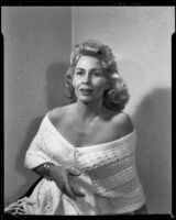 Dorothy Lewis, Santa Monica Civic Opera soprano, Santa Monica, 1957