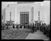 Santa Monica City Hall dedication ceremony, Santa Monica, 1939