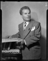 Conductor Mario Lanza, Santa Monica, 1949