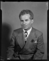 Conductor Mario Lanza, Santa Monica, 1949
